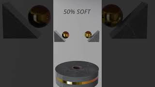0% vs 100% Soft Sphere Satisfying Simulation | Blender3D