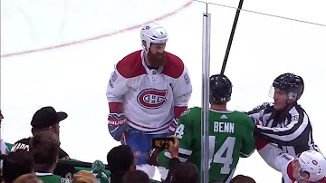 Gotta See It: Canadiens' Benn finishes check on brother Jamie with parents in attendance