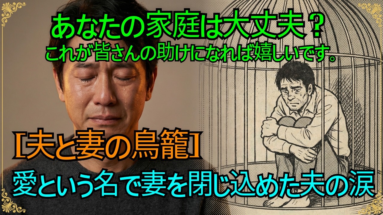 [夫と妻の鳥籠] 愛という名で妻を閉じ込めた夫の涙