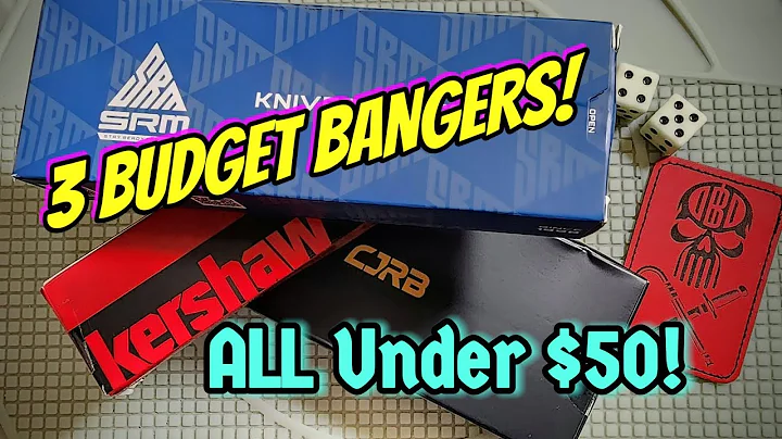 3 Budget BANGER Knives - ALL Under $50, Which is BEST? Kershaw Kindred, CJRB Lyrid & SRM 258L-GN!