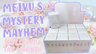 LET'S OPEN 12 POP MART SKULLPANDA THE WARMTH BLIND BOXES! New Art Figure Series Unboxing | MMM ♡