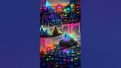 AI Generated Animation 10 #Shorts #AI #NFT #Crypto #Google #Colab #Animation