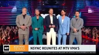 NSYNC reunites on MTV's Video Music Awards stage