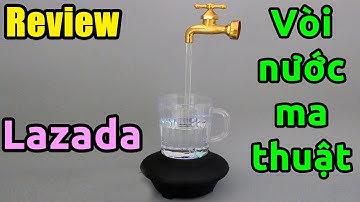 Trên tay Vòi Nước Lơ Lửng ma thuật trên không chảy mãi không đầy