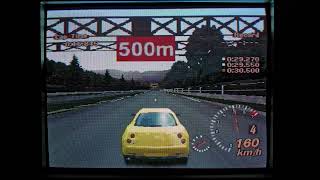Gran Turismo 2 on a CRT TV [Shot in 8K via Canon R5 Mark II]