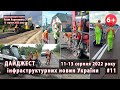 #11. Дайджест інфраструктурних новин України. За 11-13 серпня 2022р.