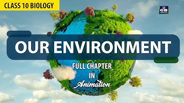 class 10 Our Environment Full chapter in Animation  | CBSE Class 10 Biology ch 13 | NCERT Science