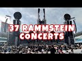 I have attended to 37 rammstein concerts