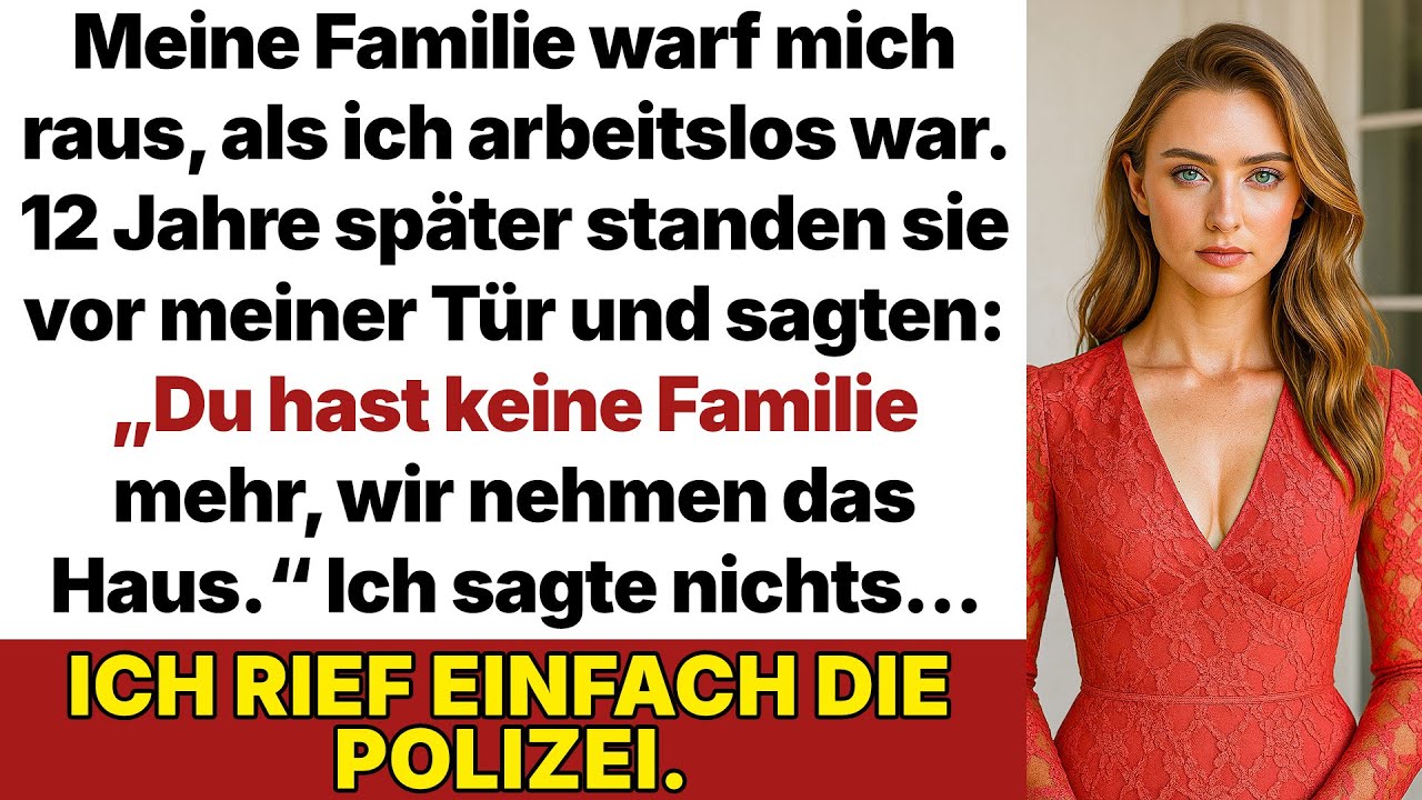 Meine Familie warf mich raus, als ich meinen Job verlor. Zwölf Jahre später klopfte es an meiner Tür