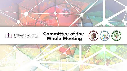 Dec 6, 2022: OCDSB - COW Meeting