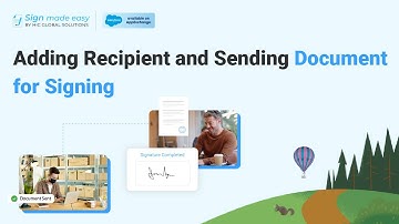 How to Add Recipient & Send Document for eSigning | Digital Signature in Salesforce | Sign Made Easy