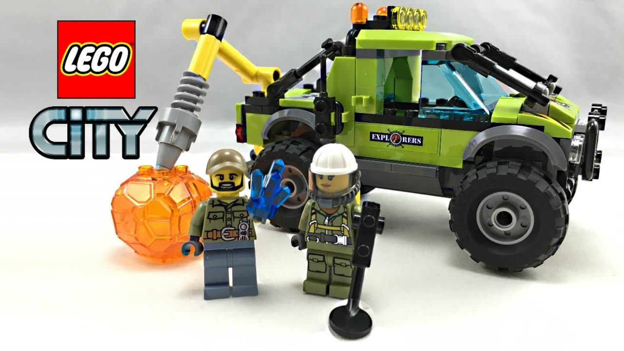 Lego City 60121 Volcano Exploration Truck // Грузовик Исследователей Вулканов