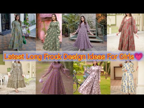 New Design Of Long Frock Long Frock 2025 Latest Frock Design YouTube Hqdefault