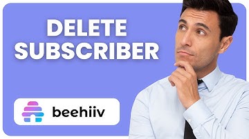 How to Delete a Subscriber From Email List in Beehiiv