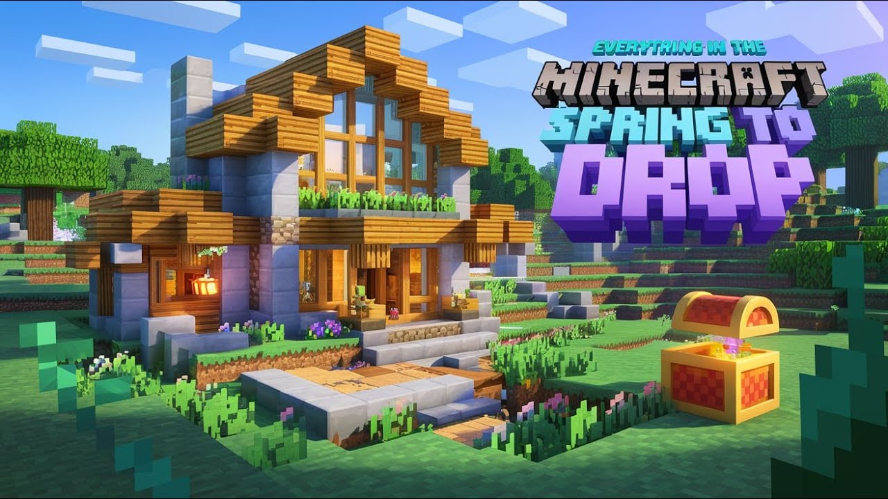 Everything in the minecraft 1215 spring to life drop | Minecraft ...