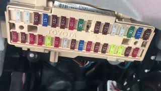 2007-2011 Toyota Camry Fuse Box Location & Relay Location