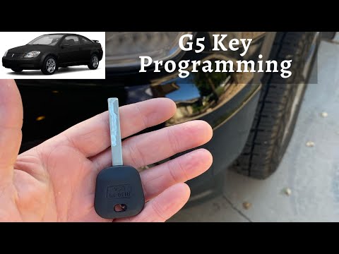 How To Program A Pontiac G5 Key 2007 - 2009 DIY Transponder Chip Ignition