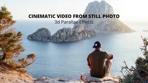 I will do 3d parallax photo animation video from your still picture