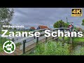 Zaanse Schans, Walking Tour around the Beautiful Town of Netherlands 4K UHD