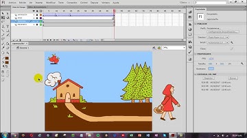 Animación en Flash cs6 con escenas y botones