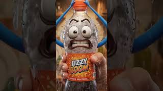 Patlamak Üzere Olan Şişenin İnanılmaz Paniği! 💥🥤 #shorts