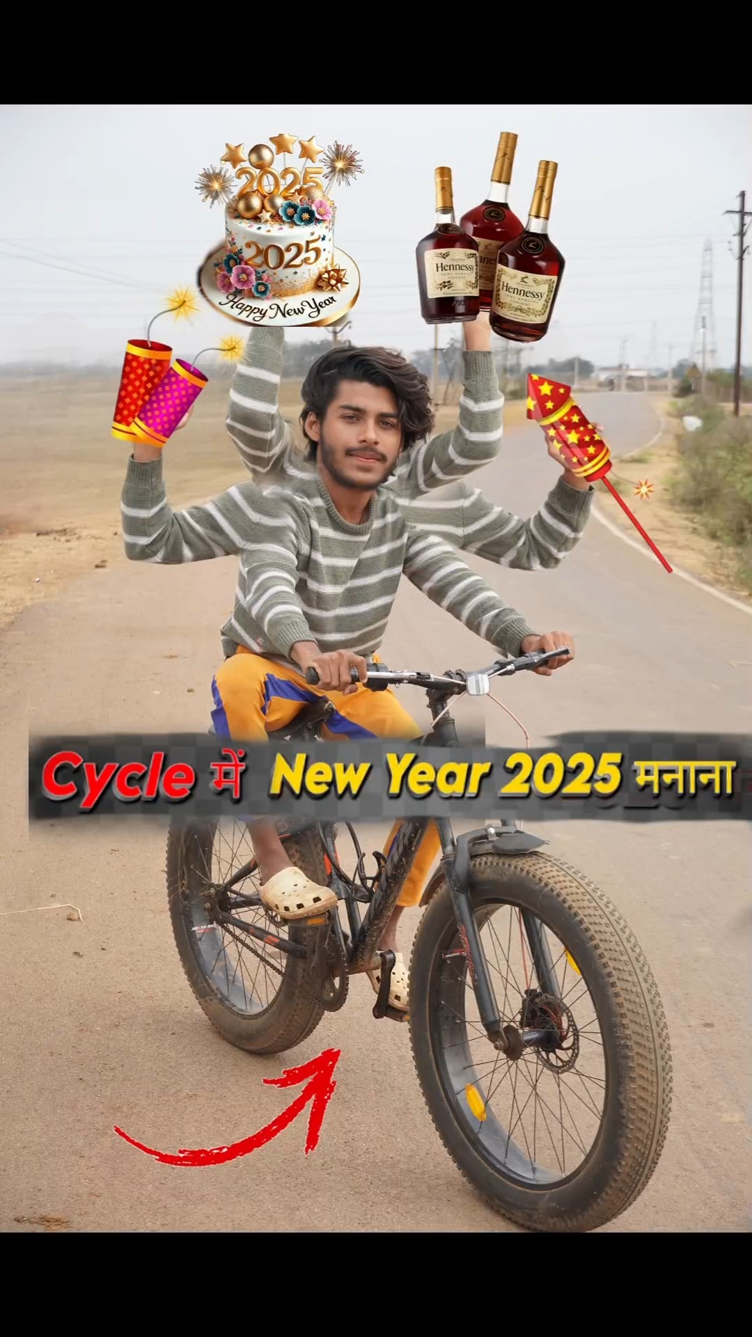 Cycle से Happy New Year 2025?? #happynewyear2025