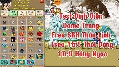 Nro Lậu Mới Nhất Test Vĩnh Viễn Dame Ảo Free SKH Thần Linh Thỏi Vàng Hồng Ngọc Chú Bé Rồng Online