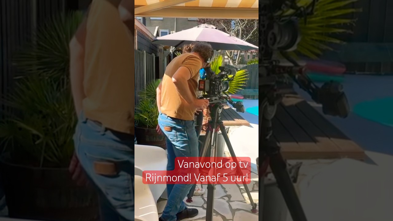 Backyard beachpool on tv! 