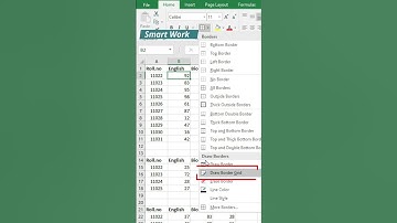 Border in excel || Smart work in excel #shorts #excel #exceltips