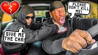 I Followed My HUSBAND DISGUISED As A ROBBER PRANK!!