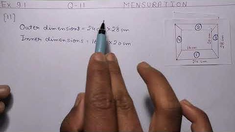 Class 8 Maths | Ex9.1 ( Q.11 )  | Ch: 9 MENSURATION | 2023-2024 .
