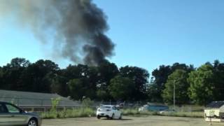 Fire at Crown Heating and Cooling in Lake Twp