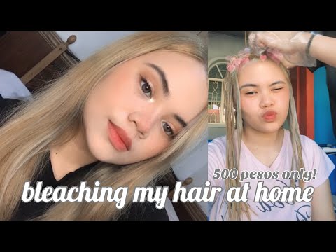 BLEACHING MY HAIR AT HOME 🤍