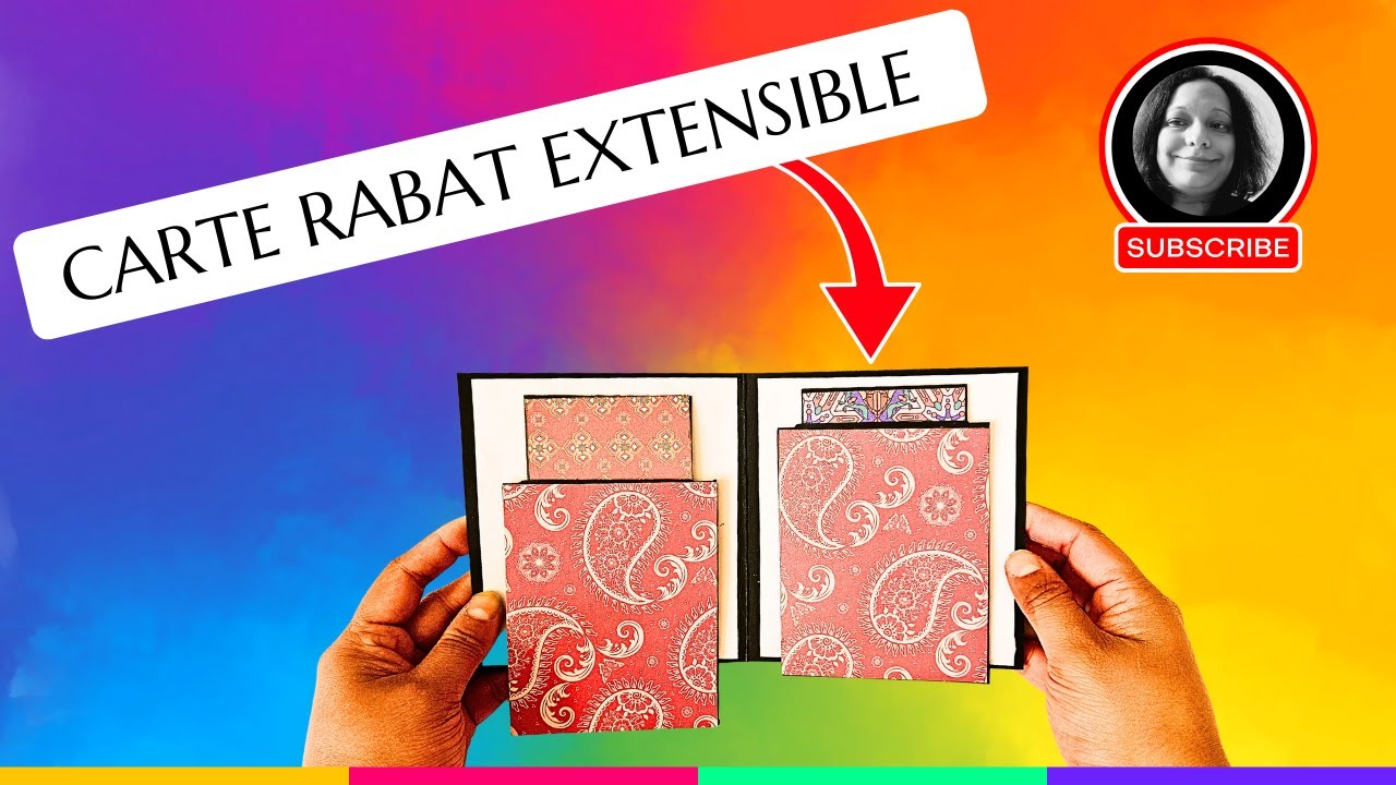ASTUCE Scrapbooking – La Carte à Rabat Extensible qui ÉTONNE !