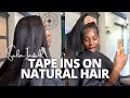 UNDETECTABLE TAPE INS EXTENSIONS ON NATURAL HAIR | come to the hair salon with me | Better Length