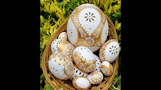 175. スロバキアのマデイラ イースター エッグ Madeira Easter Eggs From Slovakia By Alena Neslusanova