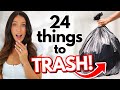 24 Things to TRASH in 2024! *start fresh*