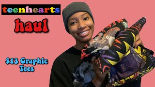 TEEN HEARTS HAUL | Black Friday $13 Graphic Tees