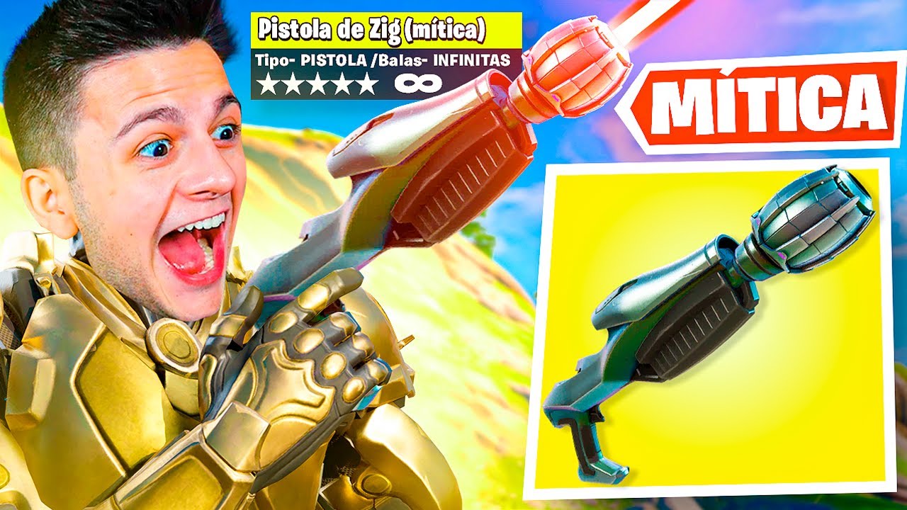 ⁣El RETO DE LA *RAYGUN MÍTICA* EN FORTNITE | Ampeterby7