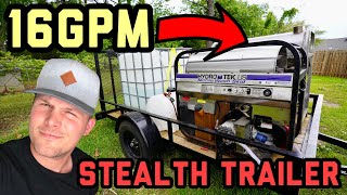 16 GPM Pressure Washing [Stealth Trailer]