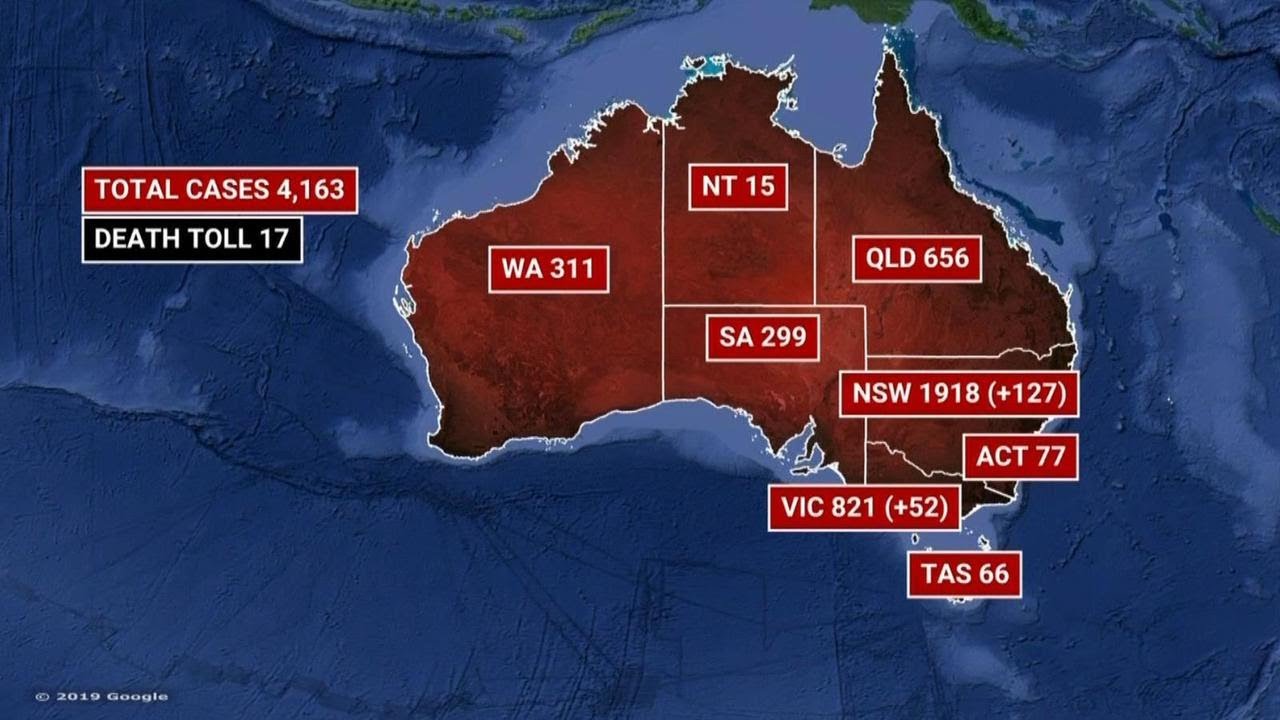 Australian cases of COVID-19 ticks over 4,000 - YouTube