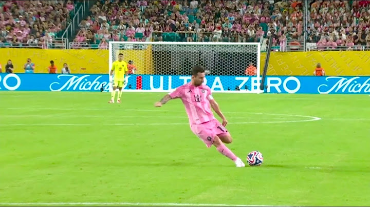 Lionel Messi vs Al Ahly in Fifa Club World Cup