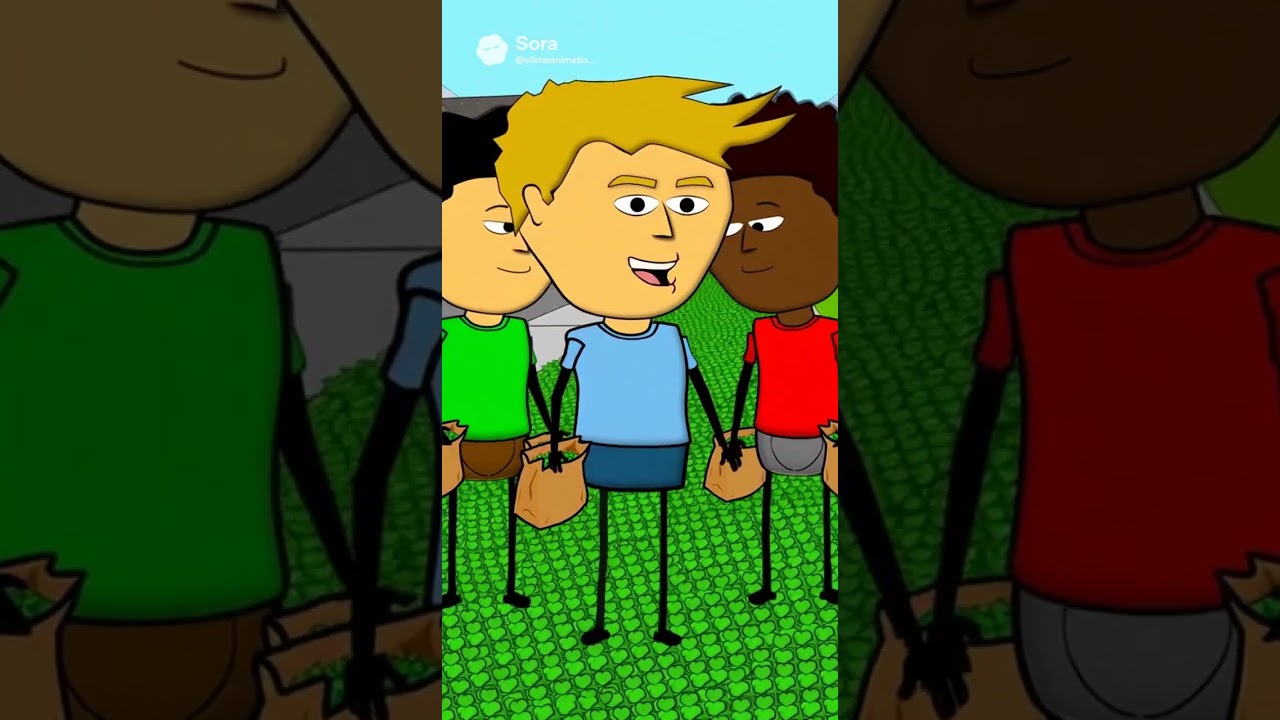 Planting Clovers Along the Sidewalk – Cozy Slice of Life Animation | All Star Animation