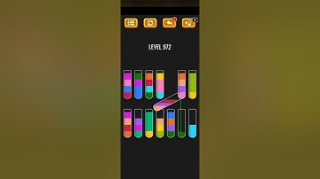 Sort the color.... level 972... Difficult level 😢☹️ Relaxing video...