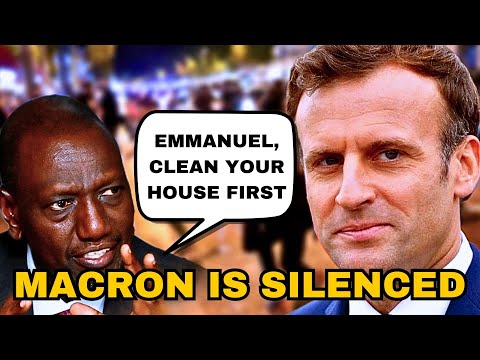 BRAVE PRESIDENT RUTO CALLS OUT MACRON & LECTURES HIM ON WEST AFRICA IMPERIALISM & TO LEAVE AFRICANS.