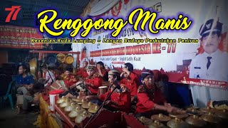 Lagu Renggong Manis Gending Langen Budoyo Perkutukan Peniron