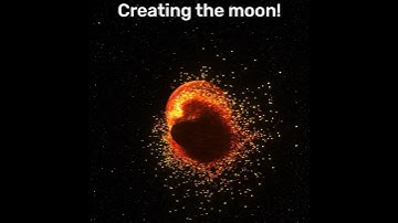 How the moon was made 5! (1.5 MILLION particles!) #space #universe #simulation #astronomy #bigimpact