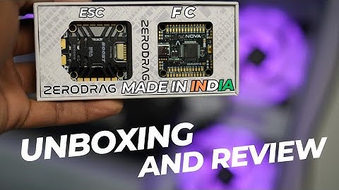 Unboxing and review: Zerodrag Nova Boost F405 Stack 📦✨🇮🇳 #unboxing #review #stack #fpvindia 