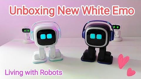 Unboxing New White Emo #unboxing #newemo #whiteemo #new #emo #robot #ai #livingai #games #dance #fun