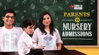 Parents Vs Nursery Admissions | How to get your kid into nursery? | New Comedy | Gorilla Shorts